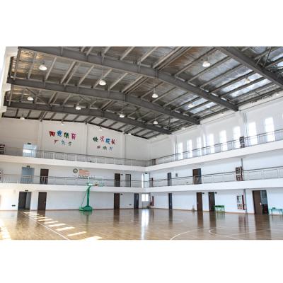 China Steel Fabricated House Customized Size Prefab Sports Hall Steel Structure Construction for sale