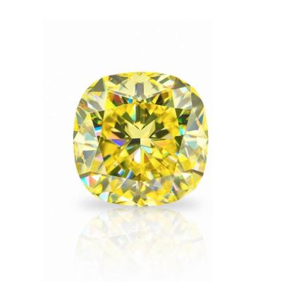 China AuGain Gem Wholesale Price Natural Yellow Fire Loose Gemstone Moissanite Color Set Or Stone For Jewelry Set for sale