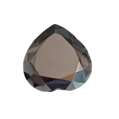 China AuGain Gem High Quality Gemstone Black Heart Color or Cut Fire Moissanite Set at Wholesale Price for sale