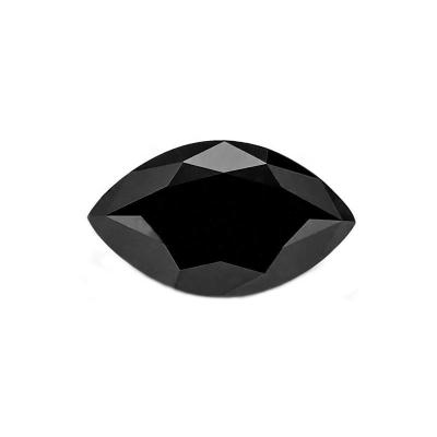 China AuGain Gemstone 1 Carat 14mm Raw Lab Grown Color or Color Play or Diamond Fire AuGain Gem Stones Black Marquise Cut Moissanite 3 Carat 2 Carat for sale