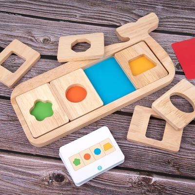 China Eco-friendly Wooden Material Wooden Toy Educational Puzzle Toy Montessori Toy Geometric Puzzle Game Boys Girls Preschool Gifts for sale