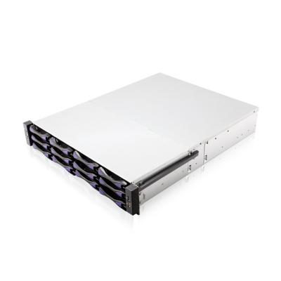 China With fan ED212H55 2u 12 bays server case for media storage server rackmount chassis instead of Chenbro for sale