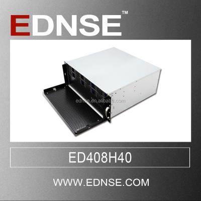 China With Fan ED408H40-E Short Depth 400mm 8 Bay Hot Swap 4U Rackmount Chassis for sale