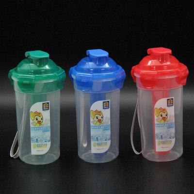 China Sustainable Plastic 400ml Lock And Lock Sports Water Bottle With Ice Popsicle For Kids for sale