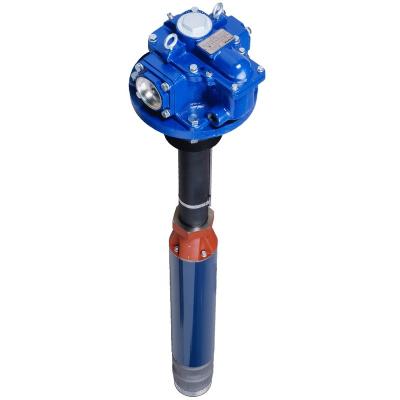 China Industrial Utilities Used To Transport Gasoline Blue Electric Oil Turbine Submersible Pump for sale