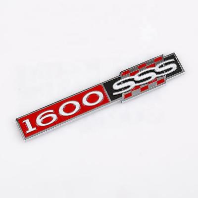 China Custom Car Body Stickers ABS Plastic Chrome Badge Auto Emblem With Logo for sale