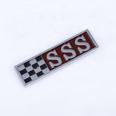 China Factory 3M Logo Adhesive Plastic Emblems Body Stickers Customized With Color Printing for sale