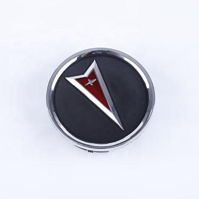 China Body Stickers Customized Plastic 3D Car Wheel Cap Emblem Logo With Chromed Or Silvered for sale