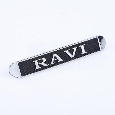 China Customized Body Stickers Factory 3D Best Selling Plastic Chrome And Black Emblem Badge Logo for sale