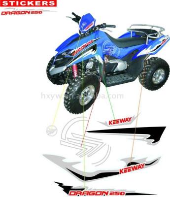 China ATV HX-AD-01 Decal for sale