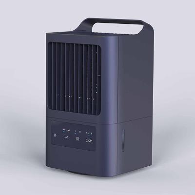 China Three-speed /head Shaking Home Mini Portable Air Cooler USB Space Cooler Fan Air Cooling Fan Desktop Rechargeable Air Cooler for sale