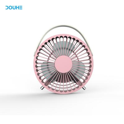 China Custom Black/White/Any OEM Desktop USB Mini Electric Handheld Portable Fan for sale