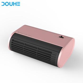 China Dual Fans Running New Vertical And Horizontal Small Mini Portable Heater Fan Home Electric Wire Heater for sale