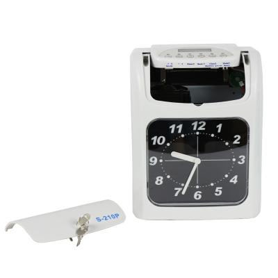 China Employee Time Clock Time Attendance Access Control OEM Digital Card Puncher Time Recorder 27*18*30cm for sale