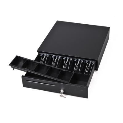 China Metal Fabricated Cash Register Accessories Cash Month 405*420*100mm Safe Box 12 NC Drawer Position Metal China; GUA banknote 5 and 5 coins for sale