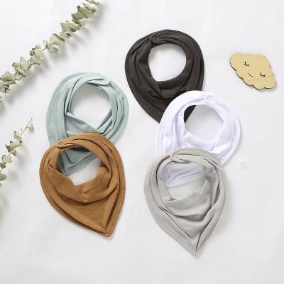 China Baby Bibs Cotton Button Double Layer Adjustable Instant Organic Muslin 0-1T for sale