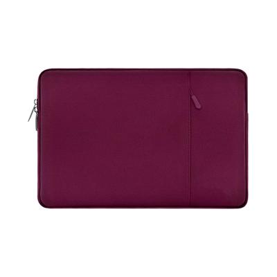 China Environmental Burgundy Sleeve Leather Bag - PU Laptop Compatible with MacBook Air Pro Retina 13 Notebook 16 Compatible with MacBook Pro 14 inch 2021 2022 for sale