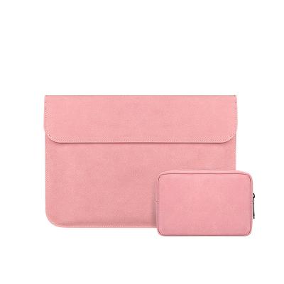 China Environmental PU Leather Pink Color-Stunning Slim Laptop Cases For MacBook 13.3