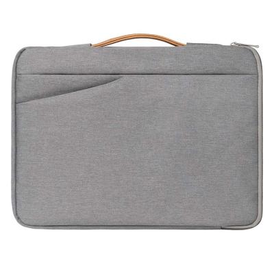 China Gray Multifunctional Portable MacBook Liner Waterproof Nylon Bag 15 Inch Notebook iPad Flat Bag For Men And Women Slim 14 16Inch Laptop Handbags for sale