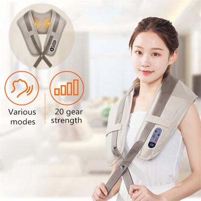 China Body Upgraded Rechargeable Infrared Heating Massage Multifunctional Electric Kneading Cervical Shawl for sale