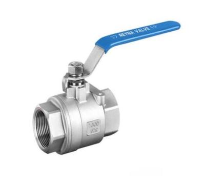 China General ShengFeng SS304 or SS316 Industry Manual Female 2 Piece Ball Valve for sale