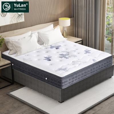 China High Quality Knitted Single King Queen Size High Density Foam Fabric Foldable Luxury Five Star Pocket Bed Base for sale