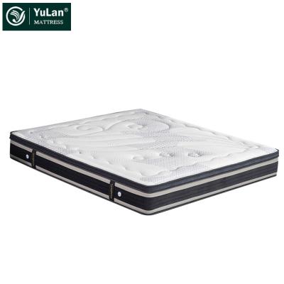 China Foldable Pressure Relieving Comfort Royal Premium Good Quality Pillow Sleep Pocket Spring Latex Top Mattress for sale