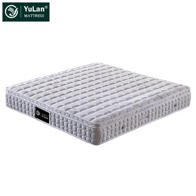 China Foldable Design Luxury Ergonomic Healthy Care 9 Spinal Pocket Spring Cashmere Latex Latex Mattress for sale