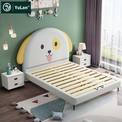 China High Quality Puppy Indoor Children's Other Bed Frame House Single Bed Cartoon Shape Child Wood Animal Bed for sale