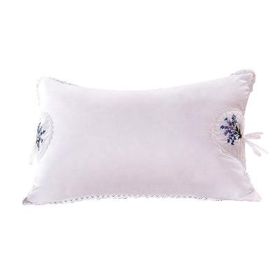 China PORTABLE 100% Polyester Filling Korean Lavender Pack Style Lavender Feather Silk Cotton Pillow for sale