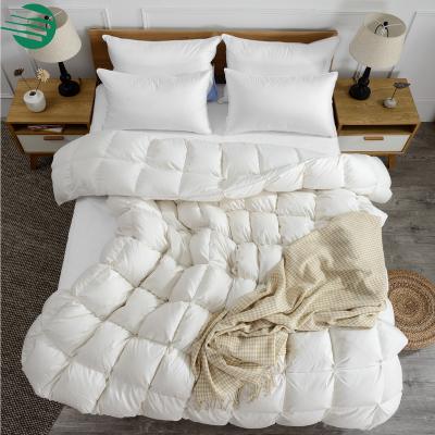 China 100% Soft Cotton Home Blanket Luxury Down Comforter Comforter Insert Made in China for sale