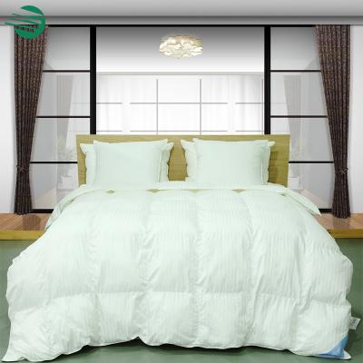 China 100% Soft Luxurious Soft Silky Fiber Like Down Duvet Custom Comforter for sale