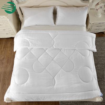 China Natural fiber home product warm white color cotton blanket sale bamboo quilt cover for sale