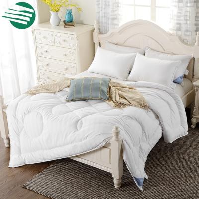 China Home Solid Color Hypoallergenic Luxury Bamboo Down Comforter Alternative Comforter for sale