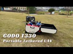 GODO T330 Portable Tethered UAV Systems | Hybrid Free-Flying & Tethered System