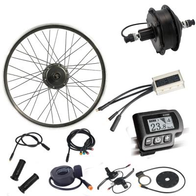 China 16 20 24 26 28 Inch 36v 350w Electric Bike Conversion 24v 36v 48v 250w 350w Gear Hub Motor WHEEL 350W 1.75 - 2.12 36H*12G / 13G 250W Kit for sale