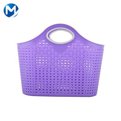 China Plastic Hot Selling OEM Garden Shopping Basket Plastic Injection Mold for sale