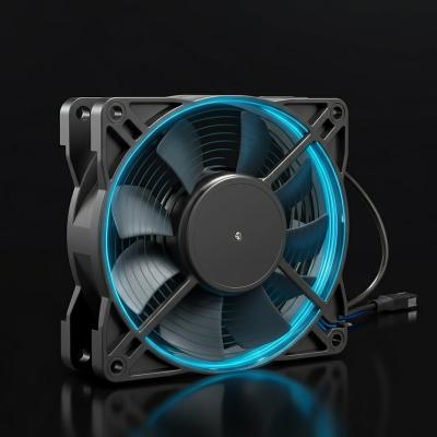 China Blade 175mm  Power 102W High Temperature Resistance Of 60℃ EC Axial Fan for sale