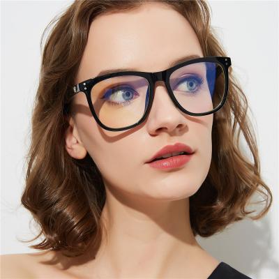 China For Reading Glass Anti Ray Glass Fashionable Design Unisex Blue Plastic Of Computer Optical Frame for sale