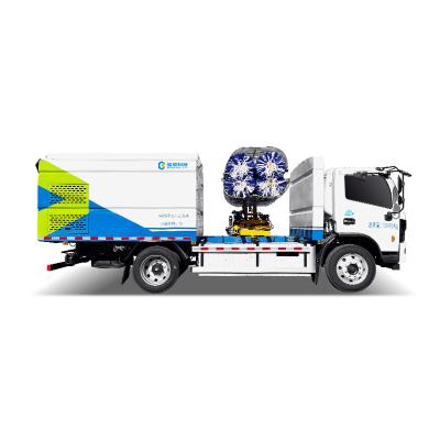 China Eco Friendly Tunnel Cleaning Truck High Efficiency Guardrail Cleaning Truck for sale