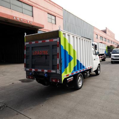 China New Energy Container Garbage Bin Truck Small Pure Electric High Efficiency for sale