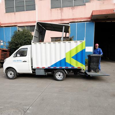 China Open Type High Speed Trash Bin Truck Economic Customized Waste Collection Truck for sale