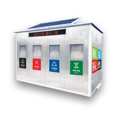 China Custom Intelligent Garbage Collection Station Household Waste Disposal Station for sale