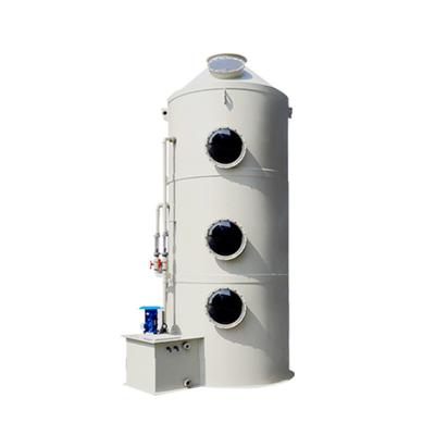 China Eco Friendly Deodorizing Equipment Acid Waste Gas Purification Spray Tower for sale