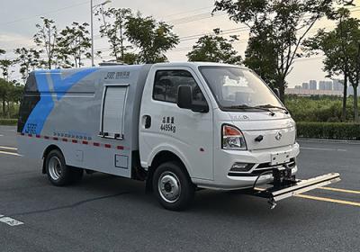 China Pure Electric Road Maintenance Truck Energy Efficient With Right Corner Punch for sale