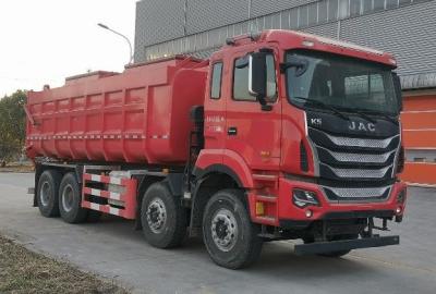 China High Efficiency Garbage Dump Truck Transporting Sludge With Via Rear Unloading for sale