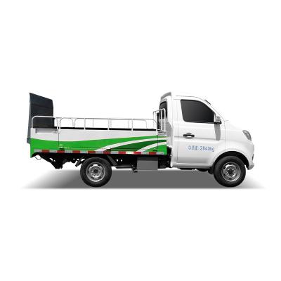 China Hanging Barrel Garbage Can Truck Open Type High Capacity Mini Garbage Truck for sale