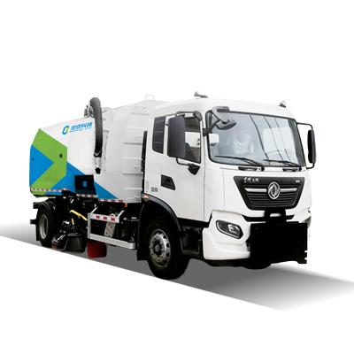 China Low Pressure Street Cleaner Truck With Anti Collision Bag And Decorative Strip for sale