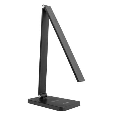 China Aluminum Alloy Modern Wireless Table Lamp Folding Touch Desk Lamp Filling Wireless Study for sale