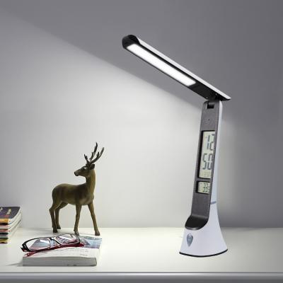 China Modern Hot Sale Foldable Led Soft Light Rechargeable Leather Desk Lamp Book Light for sale